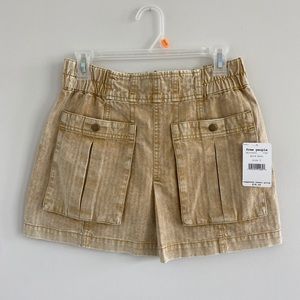 NWT Free People West Coast Wash Mini Skirt